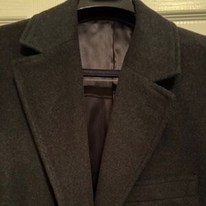 J. Crew Charcoal Grey Wool and Cashmere Overcoat 40R